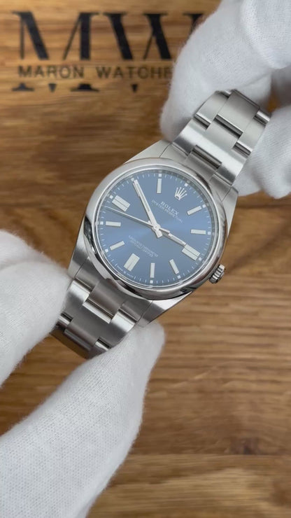 Rolex Oyster Perpetual 41 Blau / 2023 / Full Set / Top Zustand