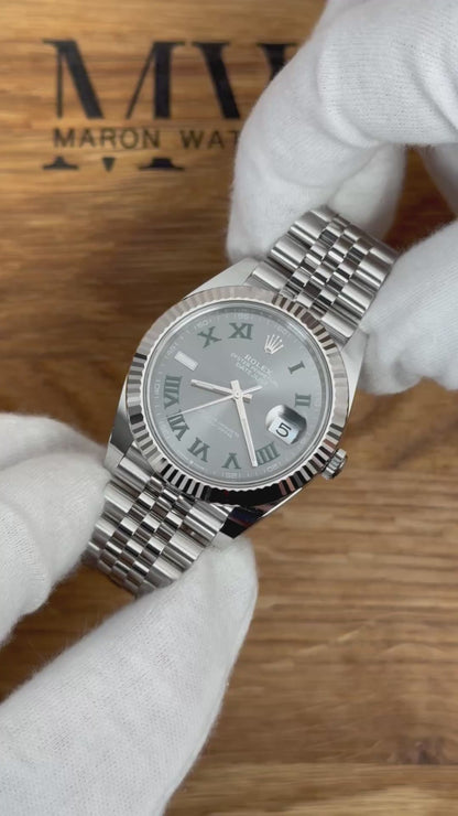 Rolex Datejust 41 126334 Wimbledon / 2023 / Full Set / Ungetragen
