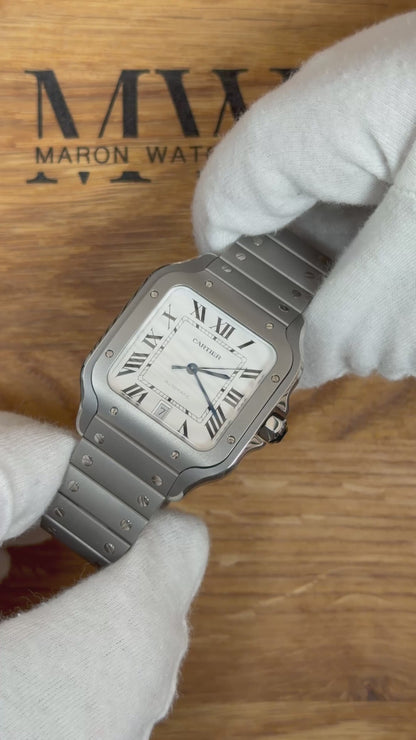 Cartier Santos Large Titan WSSA0089 / 2026 / Full Set / Neuwertig