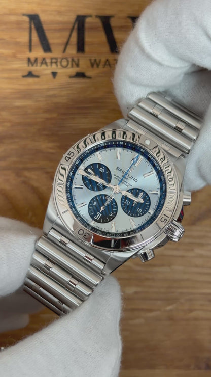 Breitling Chronomat B01 42 Ice Blue / 2025 / Full Set / Top Zustand