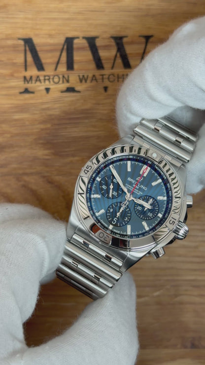 Breitling Chronomat B01 42 Blau / 2023 / Full Set / Top Zustand