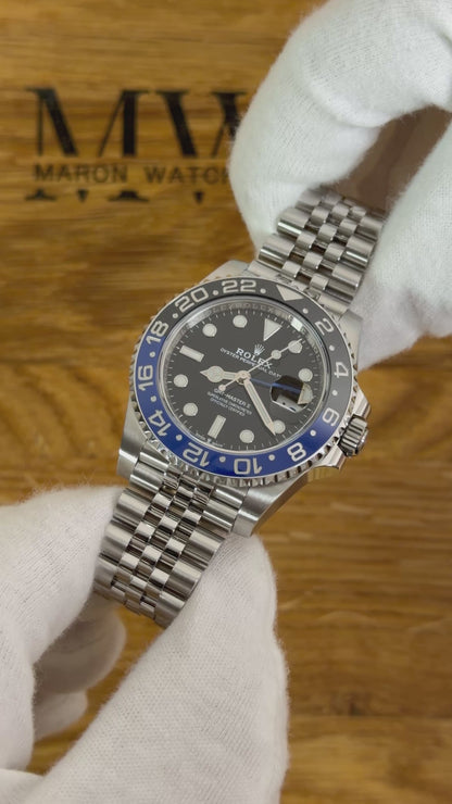 Rolex GMT Master 2 "Batgirl" 126710BLNR / 2022 / Full Set / Top Zustand