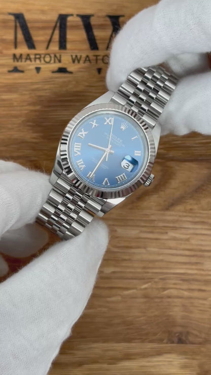 Rolex Datejust 41 126334 Azzurro Blau / 2021 / Full Set / Ungetragen