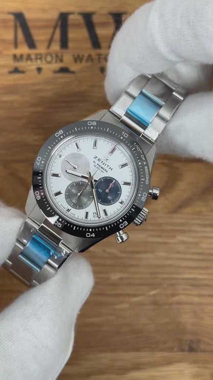 Zenith Chronomaster Sport Weiß / 2025 / Full Set / Neuwertig