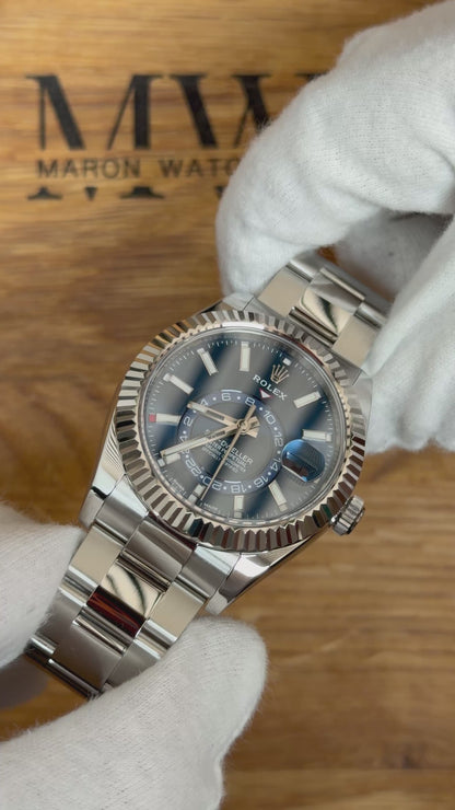 Rolex Sky-Dweller Blau 326934 / 2017 / Full Set / Top Zustand