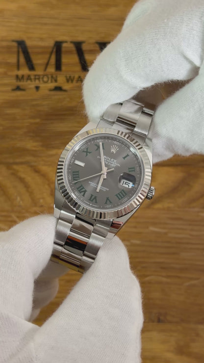 Rolex Datejust 41 126334 Wimbledon / 2022 / Full Set / Top Zustand