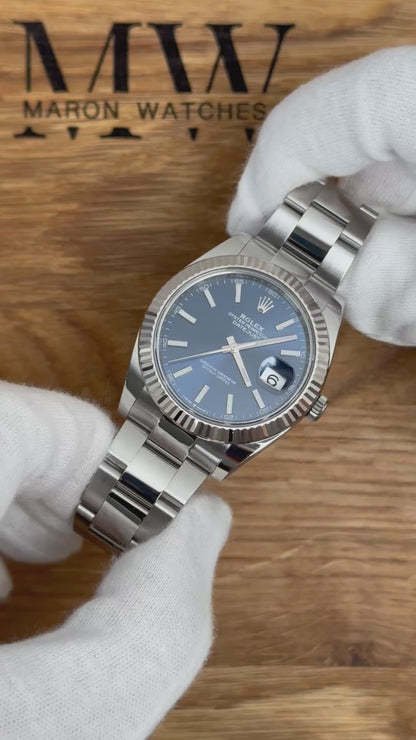 Rolex Datejust 41 126334 Blau / 2021 / Full Set / Neuwertig