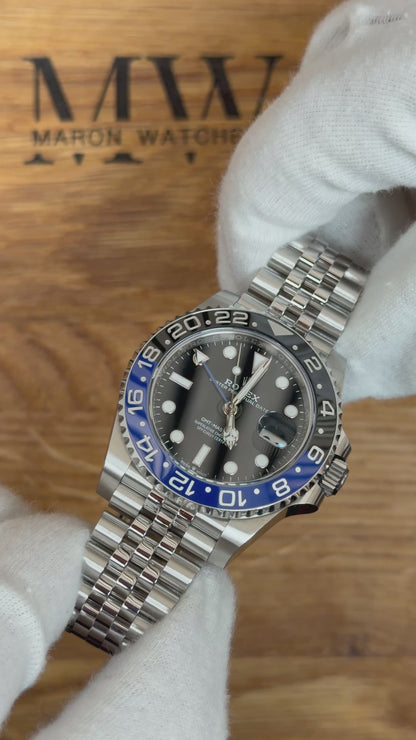 Rolex GMT Master 2 "Batgirl" 126710BLNR / 2023 / Full Set / Top Zustand