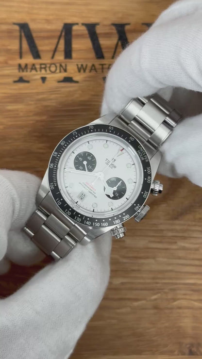 Tudor Black Bay Chrono Weiß M79360N / 2022 / Full Set / Neuwertig