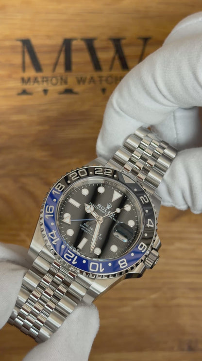 Rolex GMT Master 2 "Batgirl" 126710BLNR / 2024 / Full Set / Top Zustand